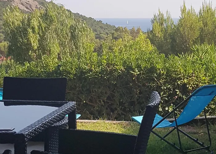 Vista Mare Cap Esterel Agay Lägenhet *